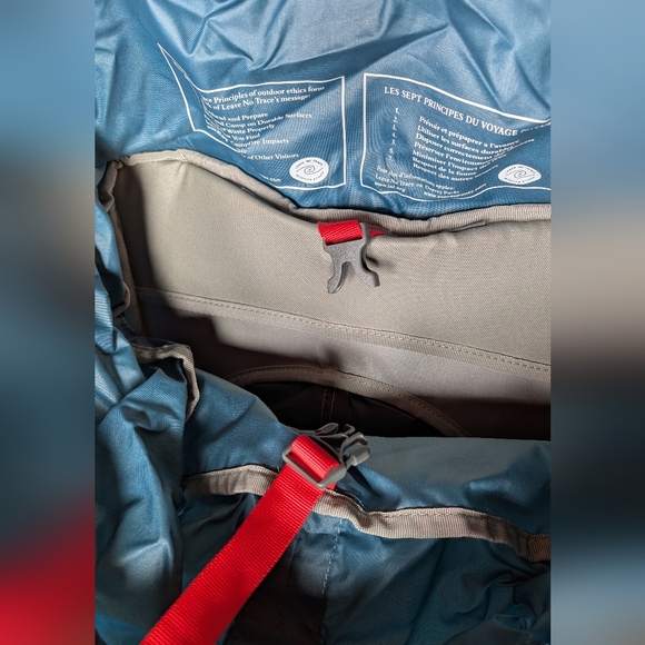 Osprey Women's Ariel 65L Backpack Deep Blue Grey Hiking Backpacking - Picture 9 of 16